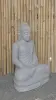  Product image 7 of the product “Seated Buddha made of Riverstone in Bhumisparsha - gesture of touching the earth. 83cm height. ”